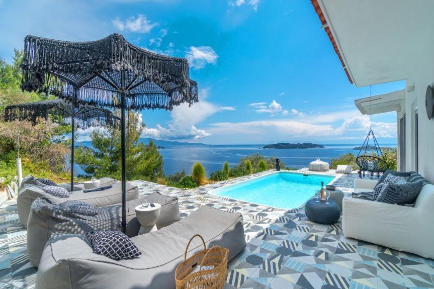 Indigo Boutique Home Katsaros  エクステリア 写真